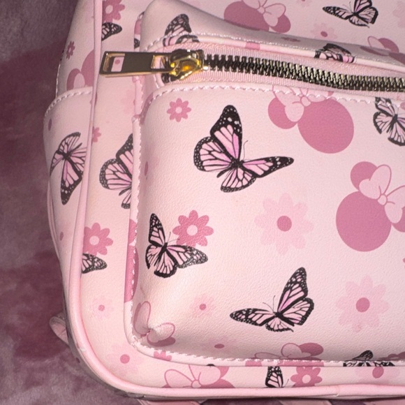 Disney Mini Pink Butterfly Backpack - Picture 8 of 11
